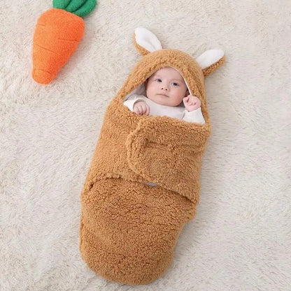 Super Soft Baby Sleeping Bag Fluffy Fleece Newborn Blanket