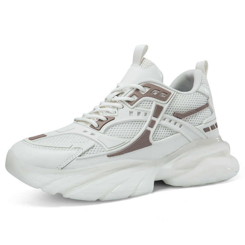 Autumn Winter Mesh Breathable Invisible Height-Boosting Casual Sneakers